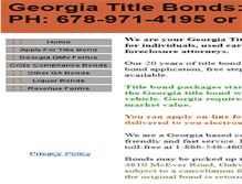 Tablet Screenshot of georgiatitlebond.com